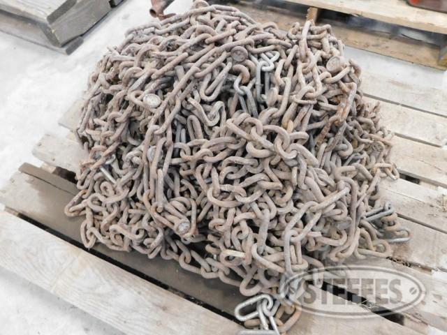 Set of tractor tire chains,
